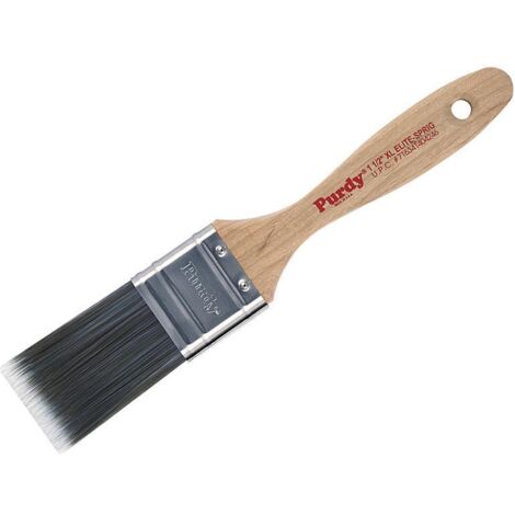 Purdy XL Elite Spring Stiff Bristle Synthetic Paint Brush – 1.5-inch (38mm) Professional-Grade for Precise Painting and Finishing