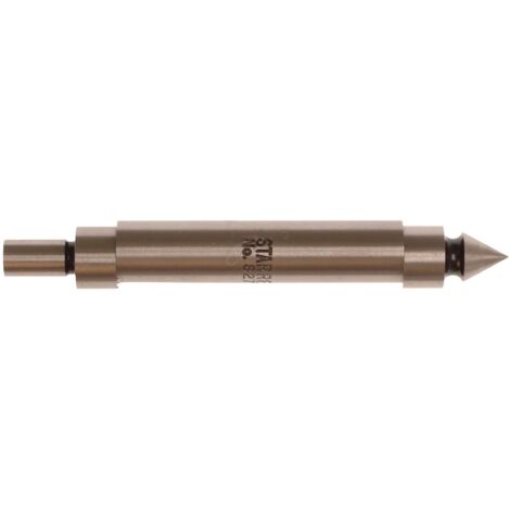 Starrett 827MB Edge Finder with Double End Body (10mm Diameter) and 6mm Contact Diameter for Precision Machining and Alignment