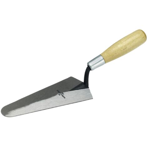 Marshalltown M48 Gauging Trowel with Wooden Handle – 7-inch Size, 3.38-inch Width