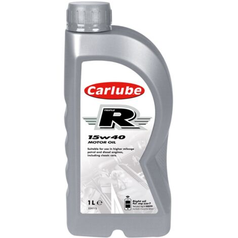 Carlube XRH001 Triple R 15W-40 High Mileage Oil 1 litre CLBXRH001