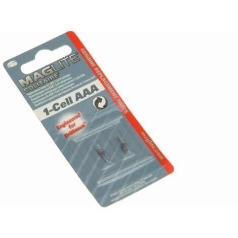 Mag-Lite Solitaire LK3A001U Replacement Batteries for AAA Handheld Flashlights (1/2)