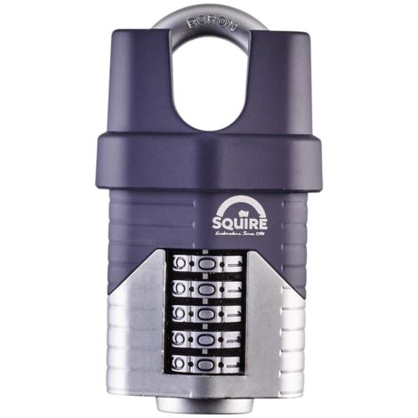 Squire Vulcan 60mm Combination Padlock, Closed Boron Shackle, Recodable (1/3)