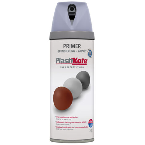 PlastiKote 440.0025003.076 Twist & Spray Primer Grey 400ml PKT25003