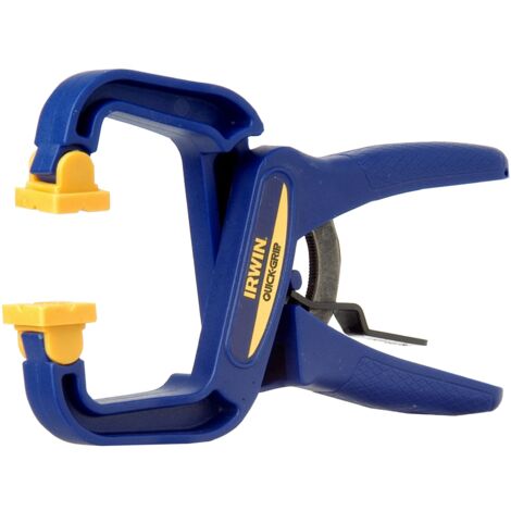 IRWIN Handi Clamp One-Handed Bar Clamp with 50mm Jaw Capacity and Swan Neck Design (1/2)