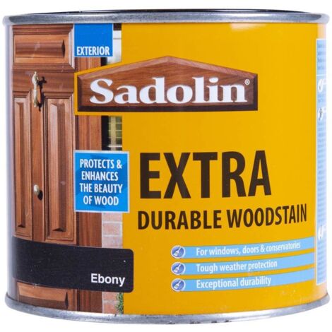 Sadolin Extra Durable Woodstain Ebony 500ml SAD5028541