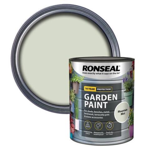 Ronseal 39440 Garden Paint Mountain Mist 750ml RSLGPMM750