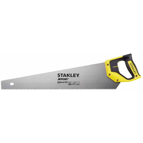 STANLEY Jet Cut Fine Handsaw 500mm 20in 11 TPI Wood PVC Skirting etc STA215599