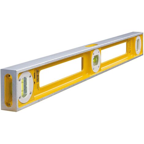 Stabila Type 83 S 60 cm Aluminum Spirit Level with 0.5 mm/m Accuracy