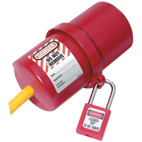 Master Lock 488 Rotating Power Outlet Lock for 120V and 240V Electrical Sockets