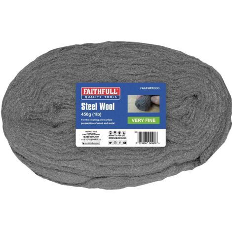 Faithfull Steel Wool Very Fine 000 450g FAIASW1OOO