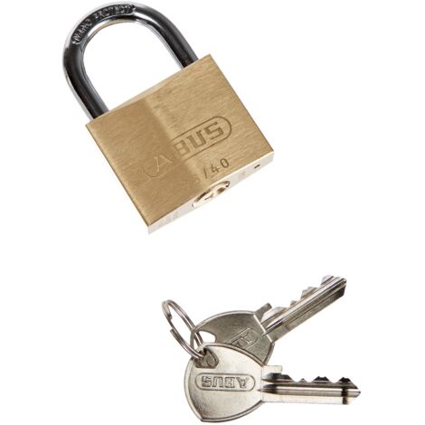 ABUS Mechanical 65/40mm Brass Padlock Carded ABU6540C
