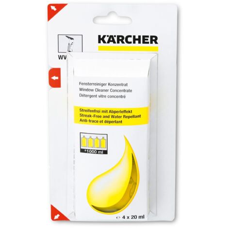 Karcher 6.295.302.0 Glass Cleaning Sachets (4x20ml) KAR62953020