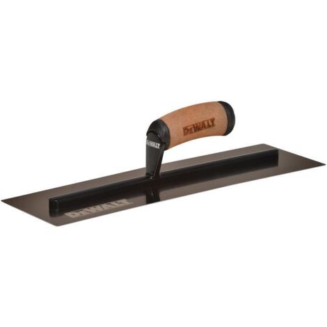 DEWALT 16-Inch Curved Gold Stainless Steel Drywall Finishing Trowel (Model DDW2973)