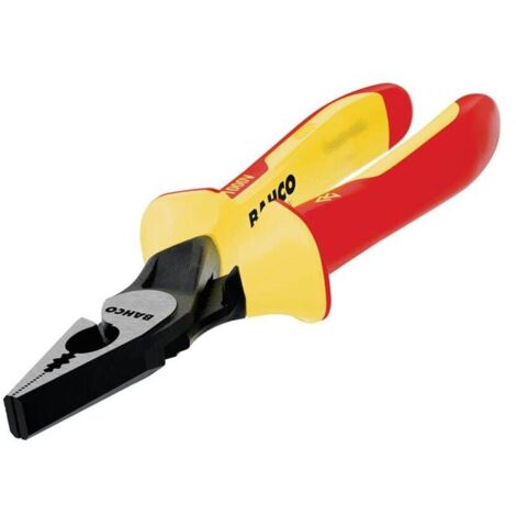 Bahco 2628S ERGO™ Insulated Combination Pliers, 160mm (6.1/4 inch) with Enhanced Ergonomic Design and Safety Features