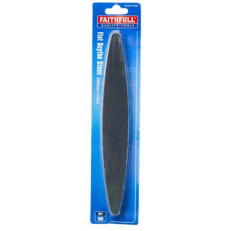 Faithfull FAISCYTHEF Flat 260mm Scythe Sharpening Stone