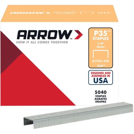 P35 Staple Box of 5,000 Staples with 6mm Leg Length (1/2)