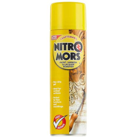 Nitromors Craftsman's 500ml Aerosol Paint, Varnish, and Lacquer Remover (Model NITNCM500)