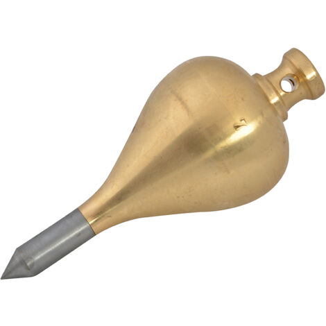 Monument 254T Brass Plumb Bob – 450g (16oz), Size 7, Model MON254