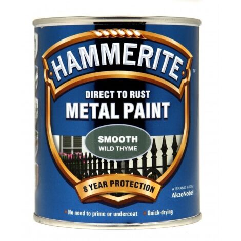 Hammerite Direct to Rust Smooth Finish Metal Paint Wild Thyme 750ml HMMSFWT750