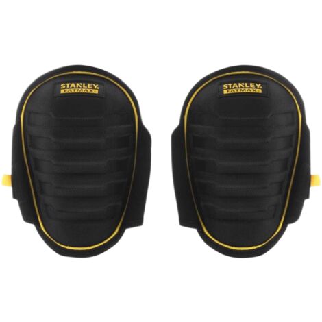 Stanley FATMAX Gel Knee Pads with Semi-Rigid Shell, Yellow and Black EVA and Nylon Construction (Model: FMST82959-1) (1/2)