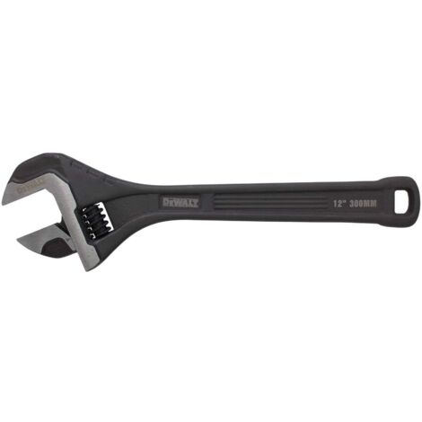 DeWALT Fully Metal Adjustable Wrench, 300 mm (11.8 inches), Model DWHT80269-0