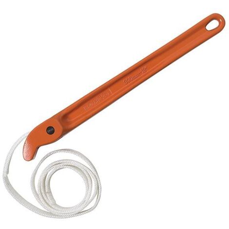 Bahco BAH3758 375-8 Plastic Strap Wrench for Heavy-Duty Plumbing and Maintenance (UK Import)