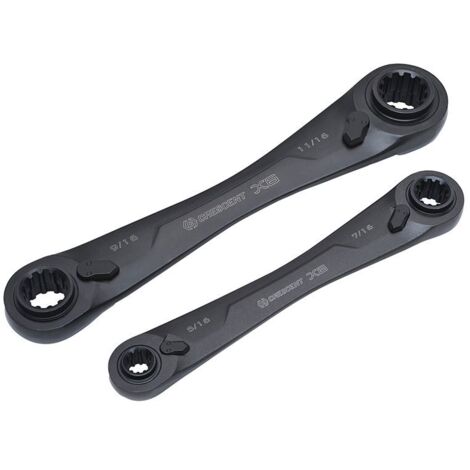 Crescent X6 Set of 2 Metric Box-End Wrenches with Black Oxide Finish (8-10-12-13-14-15-17-19 mm) (1/3)
