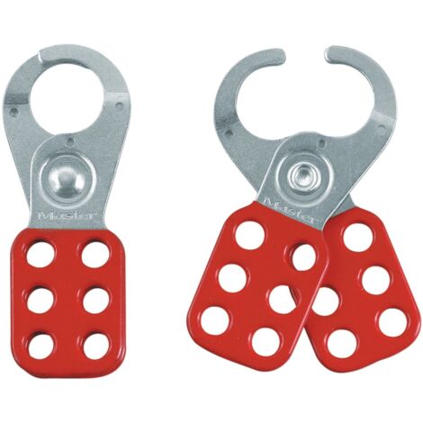 Master Lock 420 Lockout Standard Hasp – 25mm Steel, Red, Model MLKS420