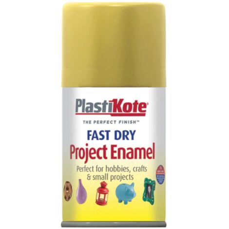 PlastiKote Fast Dry Enamel Aerosol Spray in Gold Leaf, 100ml (PKT110S)
