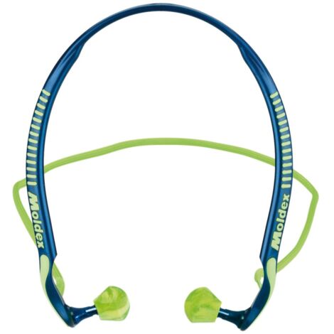 Moldex Jazz-Band® Banded Earplugs with 23 dB Noise Reduction Rating (NRR) – Comfortable Molded Ear Protection, 1 Pair