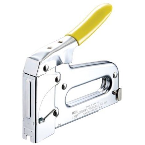Arrow T59 Insulated Low Voltage Wire and Cable Staple Gun with T59 Insulated Wiring Tacker for Secure and Efficient Electrical Wiring (1/4)