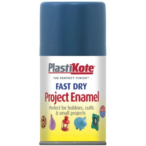 PlastiKote 440.0001240.046 Fast Dry Enamel Aerosol in Harbour Blue – 100ml (1/2)