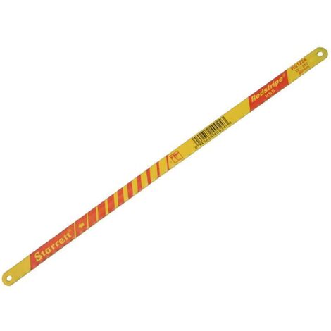 Starrett AV685 Red Stripe High-Speed Steel (HSS) Hacksaw Blades – 12-Inch (300mm) Length, 18 TPI, Pack of 50 (1/3)