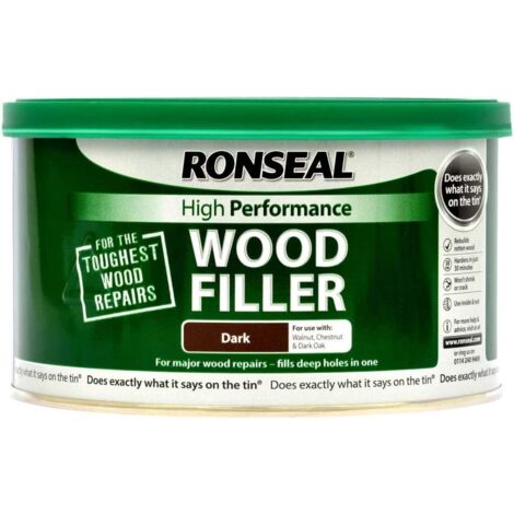 Ronseal High-Performance Dark Wood Filler - 2-Part System, 275g