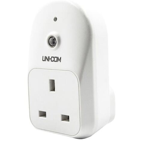 Uni-Com Security Timer UNC63346 with Indoor Socket Plug, Randomized Light and Holiday Light Timer