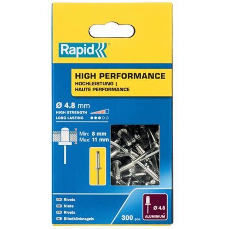 Rapid 5001437 High Performance Rivets 4.8 x 14mm (Box 300) RPD5001437