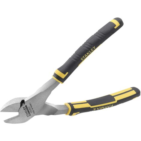 Stanley FatMax Angled Diagonal Cutting Pliers 200 mm (8 in) - Bi-Material Handles