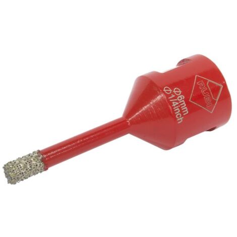 RUBI Dry Cut Diamond Drill Bit – 6mm, Model 05988, Suitable for Ceramic and Tile Cutting