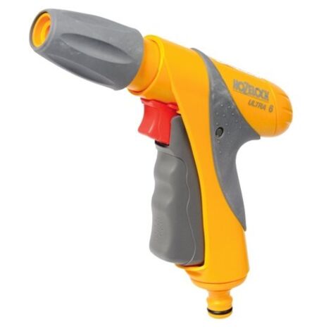 Hozelock High-Pressure Plastic Spray Gun for Outdoor Cleaning and Irrigation