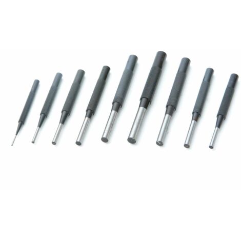 Priory 135-S9 Parrallel Pin Punches in Wallet Set 9 Piece PRI135SET9