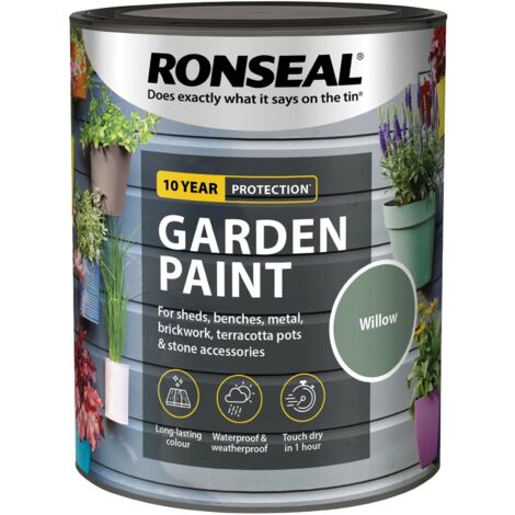 Ronseal Garden Paint Willow 750ml RSLGPW750