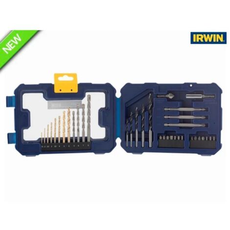 Irwin IW6062523 36-Piece Drill and Screwdriver Bit Set with Compact Carry Case (1/2)