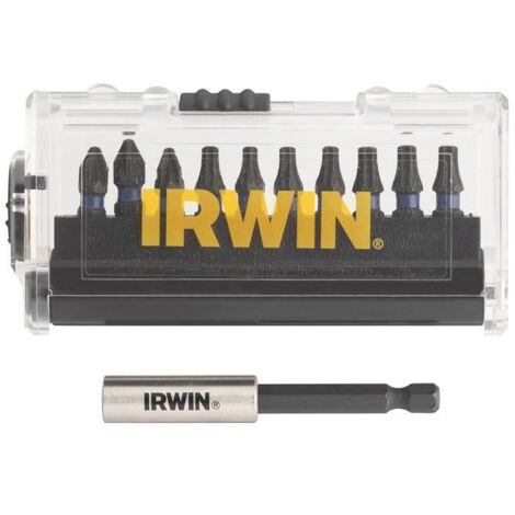Irwin Impact Pro Performance 10-Piece Screwdriver Bit Set with Durable Construction and Versatile Compatibility (1/3)