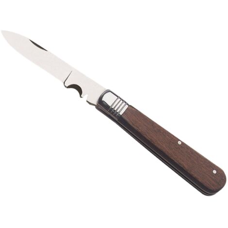 Bahco 2820EF1 Electrician's Folding Pocket Knife with Ergonomic Handle and Compact Design