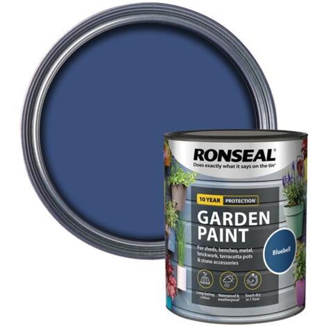 Ronseal 37400 Garden Paint Bluebell 750ml RSLGPBB750