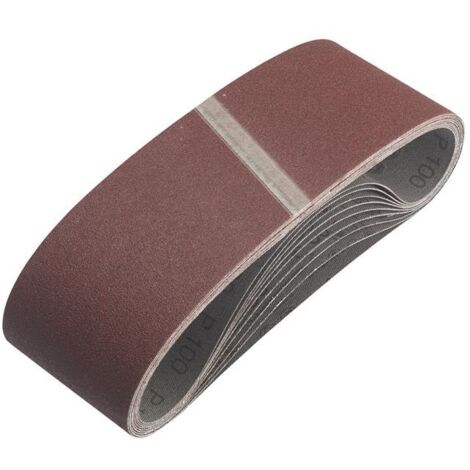 Irwin 75 x 533mm Sanding Belt Set – 9-Piece Premium Abrasive Sanding Belts for Woodworking and Metalworking (1/2)