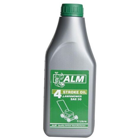 Premium 1-Litre 4-Stroke Engine Oil for Lawn Mowers, Chainsaws, Cultivators, and Garden Machinery by ALM Manufacturing OL204 (1/3)