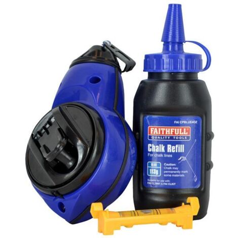 Faithfull HXQ-0023 Rapid Chalk Line Kit 30m FAICLKIT
