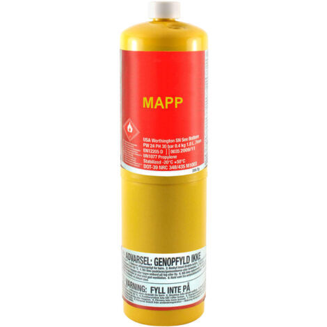Faithfull FAIGZMAPPT Gas Cylinder MAPP CGA600 Fitting for Propane and MAPP Gas Cylinders