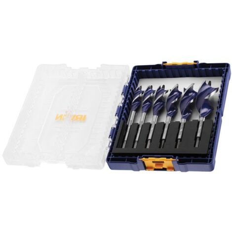 IRWIN Blue Groove 6X Wood Bit Set, 6 Piece IRWIW4042202